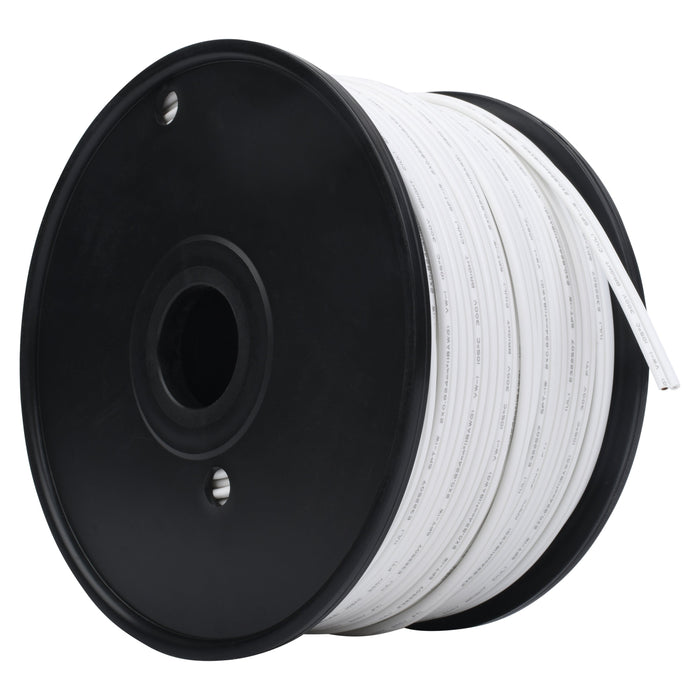 SPT1 Wire/Zip Wire (18AWG) (cord only no sockets, no plugs) 250' Cords & Connectors Lights for Christmas White