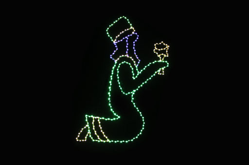 Nativity Scene - Wise Man Kneeling Lights for Christmas 