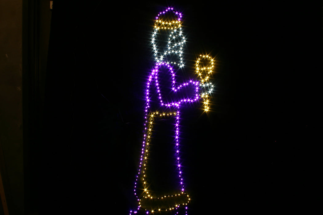 Nativity Scene - Wise Man with Gift Lights for Christmas
