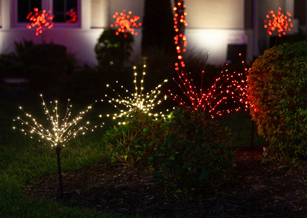 LED 36" Glimmer Spray Spheres Lights for Christmas