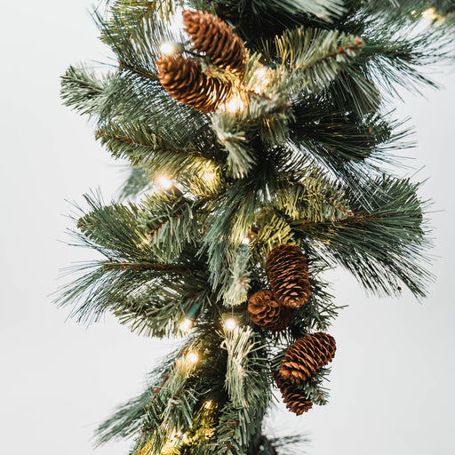 Mixed Noble Garland Wreaths & Garland Lights for Christmas