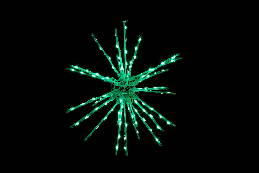 3D Starburst Lights for Christmas Green 15