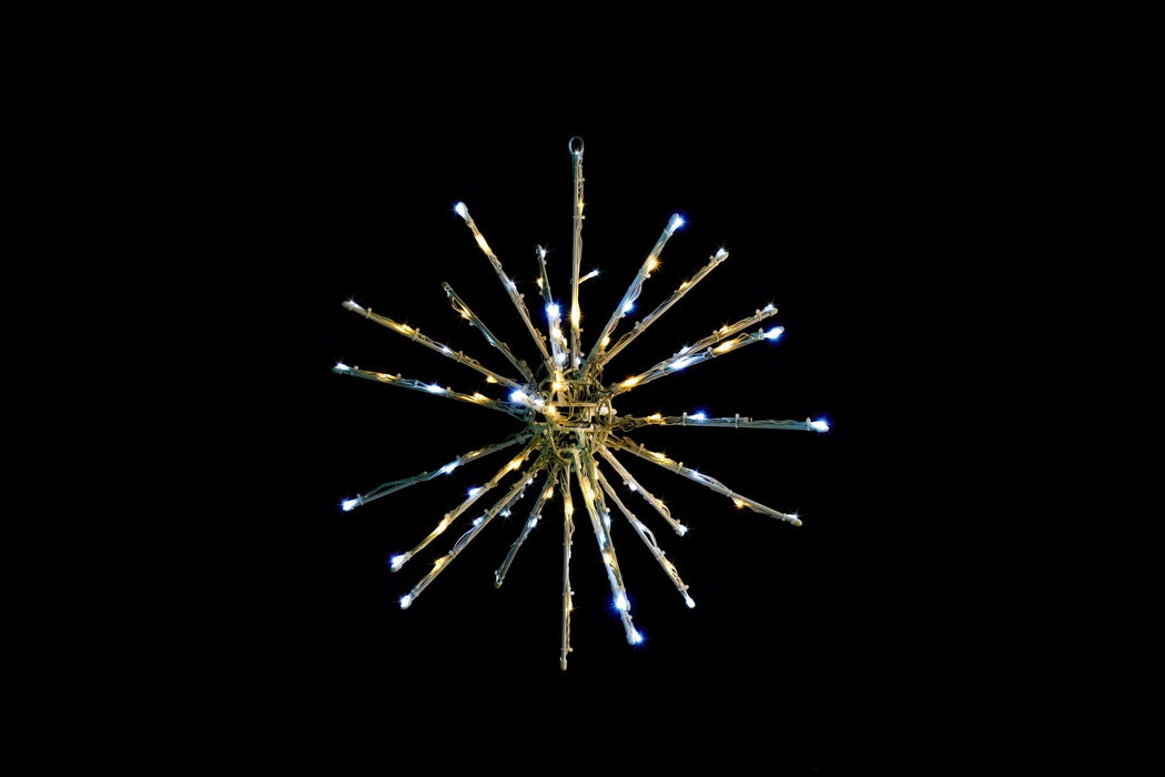 3D Starburst Lights for Christmas Champagne 15