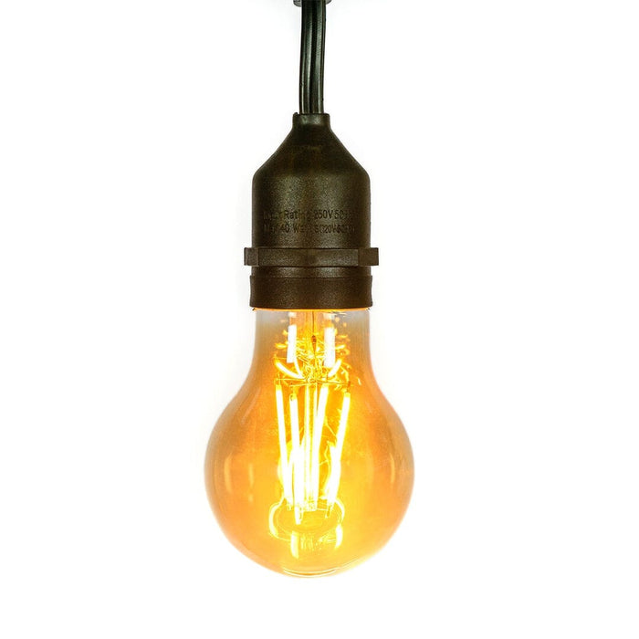 A60 Filament 4W - Amber - 108mm Lights for Christmas Amber