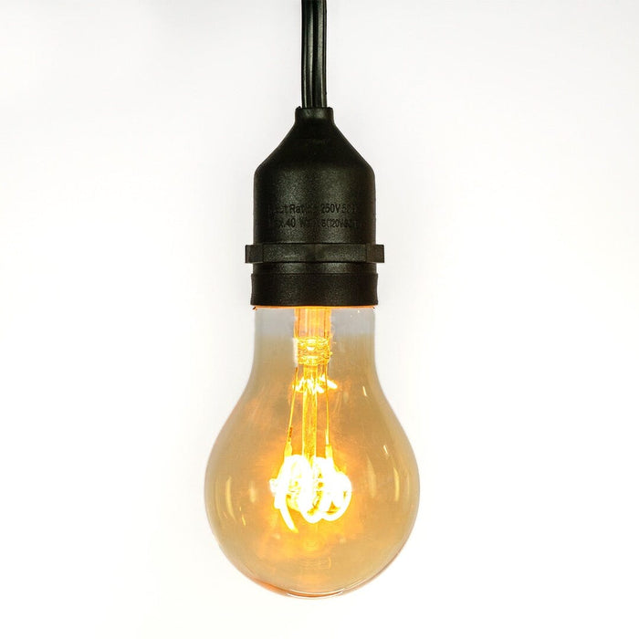 A60 T-Shape Filament 4W - Amber - 108mm Lights for Christmas