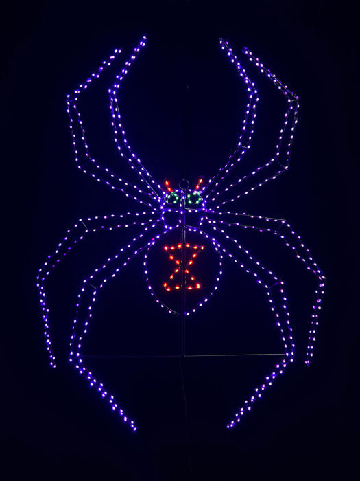 Black Widow Spider Wire Decor Lights for Christmas 24