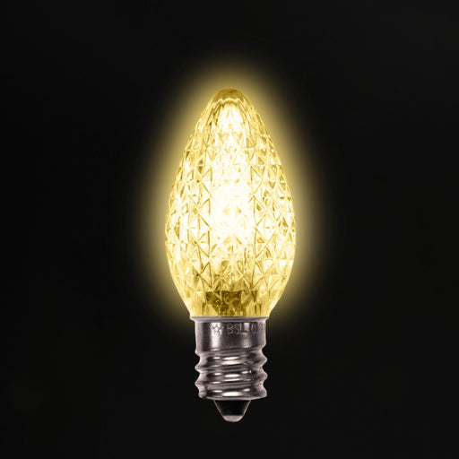 C7 LED Twinkle Bulbs (25 Bulbs) Bulbs Lights for Christmas Warm White 