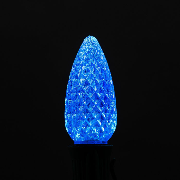 C9 LED Bulbs Bulbs Lights for Christmas Teal