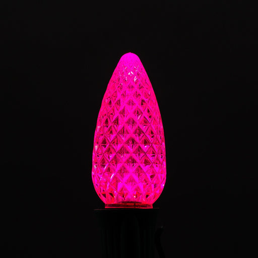 C9 LED Bulbs Bulbs Lights for Christmas Pink