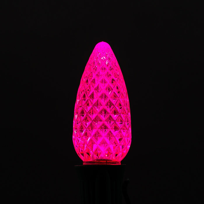 C9 LED Bulbs Bulbs Lights for Christmas Pink