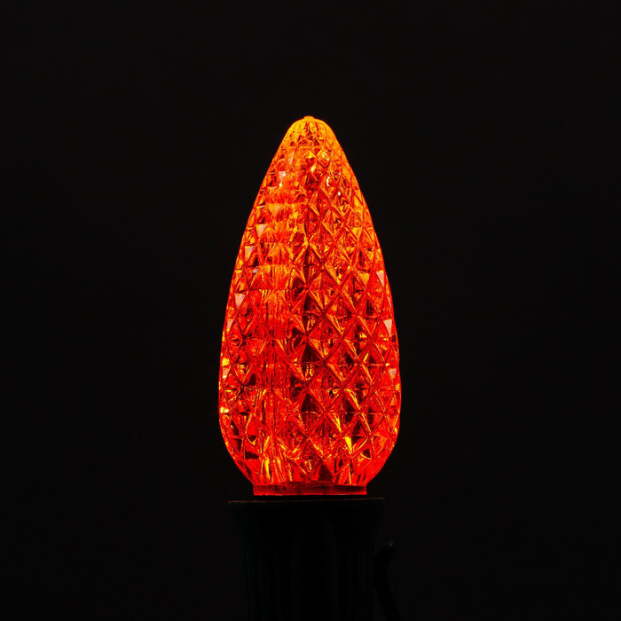 C9 LED Bulbs Bulbs Lights for Christmas Orange