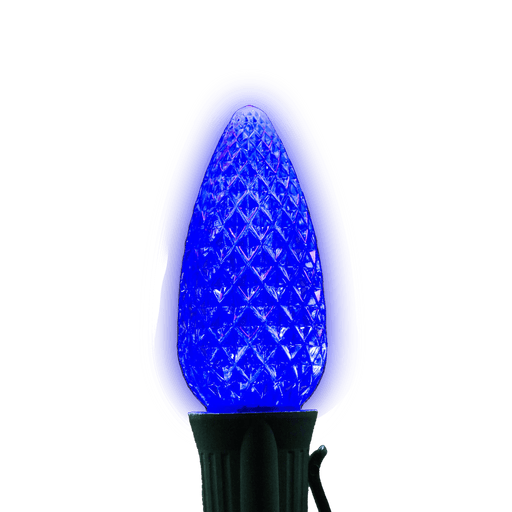 C9 LED Twinkle Bulbs Bulbs Lights for Christmas Blue