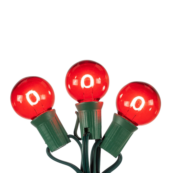 G40 LED Filament Bulb Bulbs Lights for Christmas Red