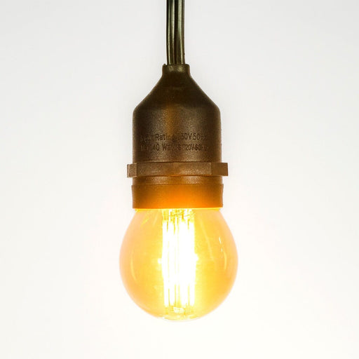 G45 Filament 4W - Amber - 70mm Bulbs Lights for Christmas Amber