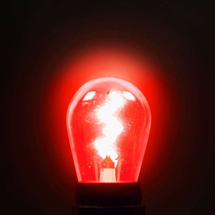 S14 LED Designer Bulb Bulbs Lights for Christmas Red