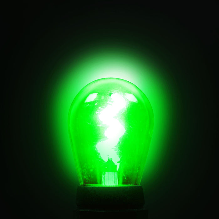 S14 LED Designer Bulb Bulbs Lights for Christmas Green