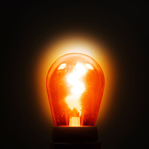 S14 LED Designer Bulb Bulbs Lights for Christmas Amber