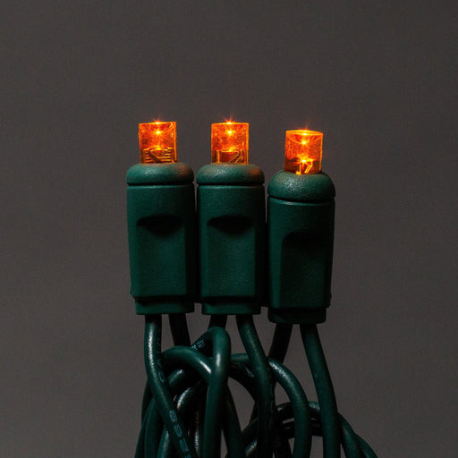 5mm Light Set 50ct Balled-6" Spacing (GW) Light Sets Lights for Christmas Orange