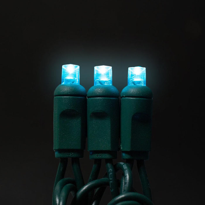 5mm Light Set 50ct Balled-6" Spacing (GW) Light Sets Lights for Christmas Teal