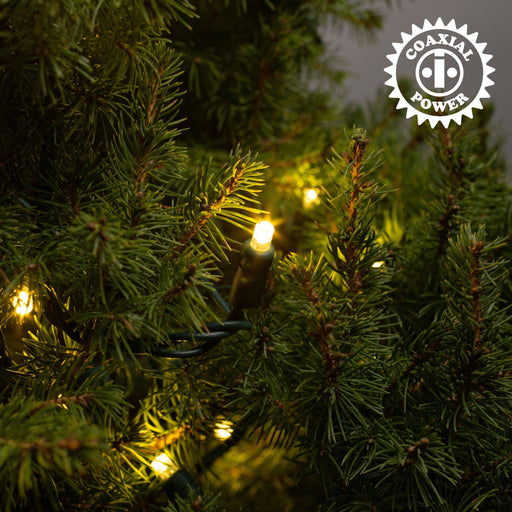 5mm Light Set 70ct Balled- 4" Spacing (Coaxial) (GW) Light Sets Lights for Christmas