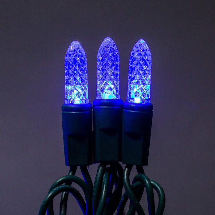 LED M8 50L Light Sets Lights for Christmas Blue