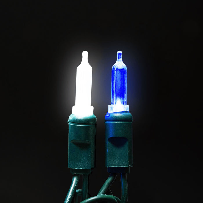 LED T5 70L Icicle Set Light Sets Lights for Christmas Frozen (Blue & Pure White)