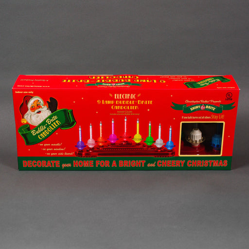 Holiday Splendor 9 Count Bubble Light Candolier (Christopher Radko) Novelty Lights Lights for Christmas