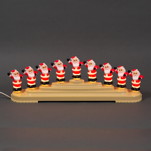 Holiday Splendor 9 Count Santa Light Candolier (Christopher Radko) Novelty Lights Lights for Christmas