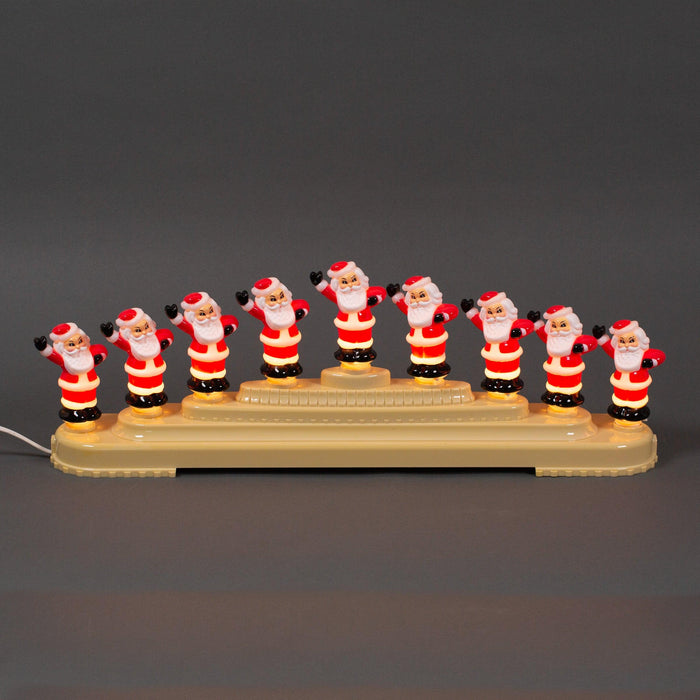 Holiday Splendor 9 Count Santa Light Candolier (Christopher Radko) Novelty Lights Lights for Christmas