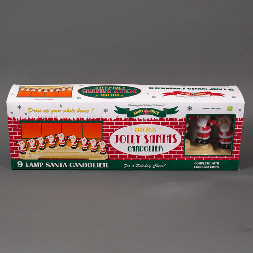 Holiday Splendor 9 Count Santa Light Candolier (Christopher Radko) Novelty Lights Lights for Christmas