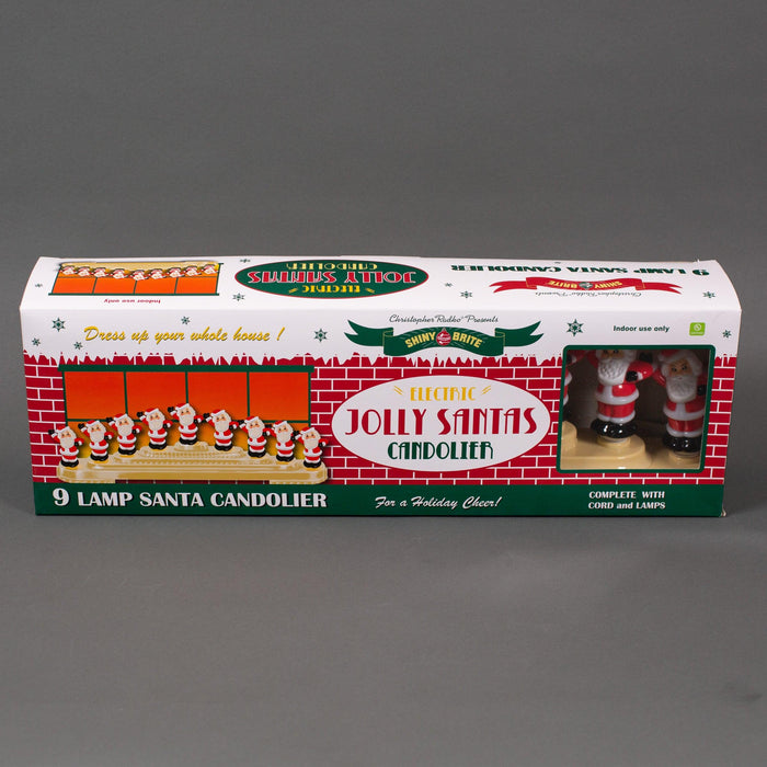 Holiday Splendor 9 Count Santa Light Candolier (Christopher Radko) Novelty Lights Lights for Christmas