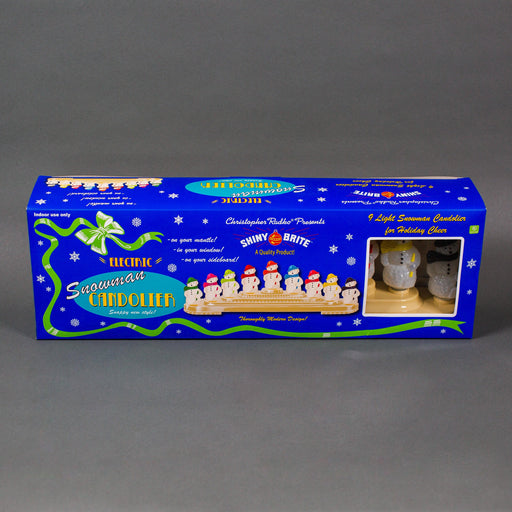 Holiday Splendor 9 Count Snowman Light Candolier (Christopher Radko) Novelty Lights Lights for Christmas