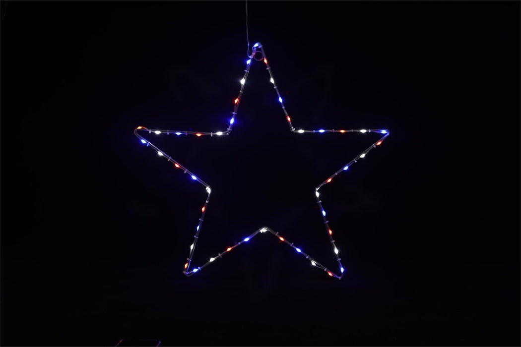 Patriotic Single Star - 24" Lights for Christmas