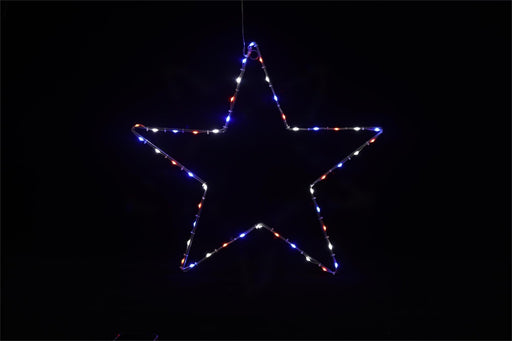 Patriotic Single Star - 24" Lights for Christmas