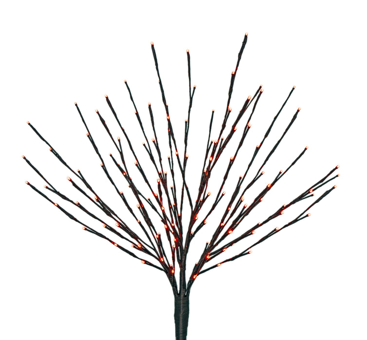 LED 36" Glimmer Spray Spheres Lights for Christmas Red