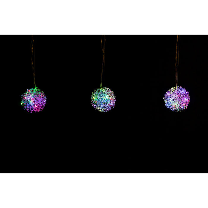 Moonlight Spheres Spheres Lights for Christmas 10" RGB
