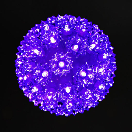 Retro Sphere - 7.5" Spheres Lights for Christmas Purple