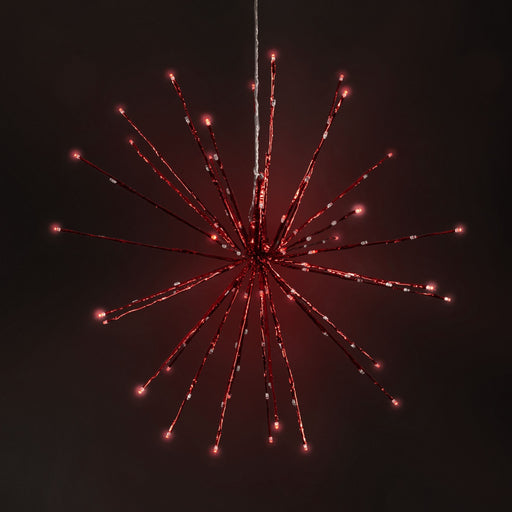 Supernova Spheres Lights for Christmas 16" Red