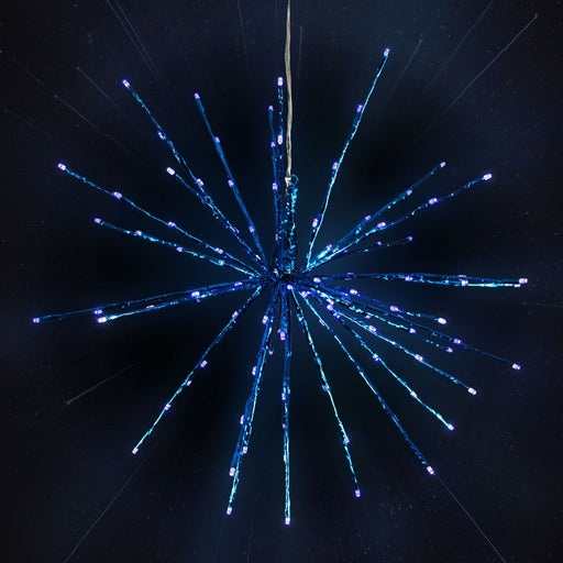 Supernova Spheres Lights for Christmas 16" Blue