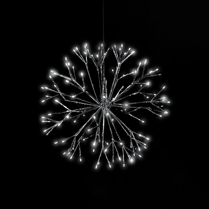 Ultrabrite Sphere Spheres Lights for Christmas 16" Pure White