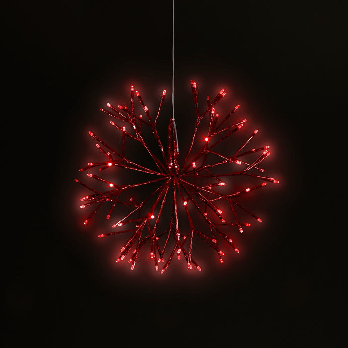 Ultrabrite Sphere Spheres Lights for Christmas 16" Red