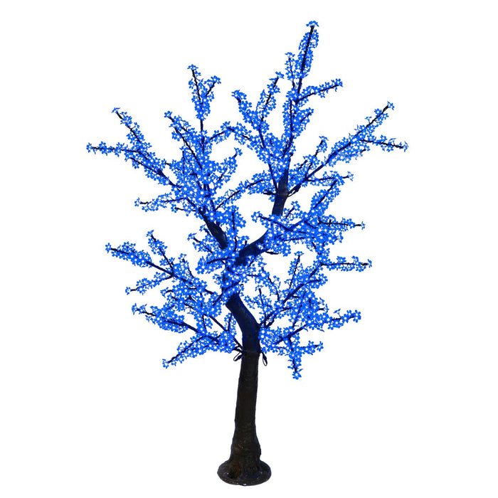 Cherry Tree Trees Lights for Christmas 8.5' Blue