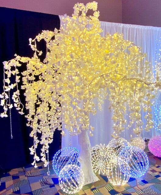 Weeping Willow Wedding Tree Trees Lights for Christmas
