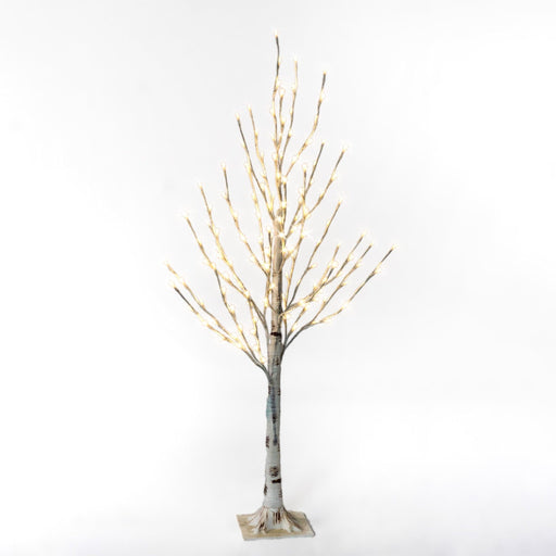 White Birch Tree Trees Lights for Christmas 4' Warm White