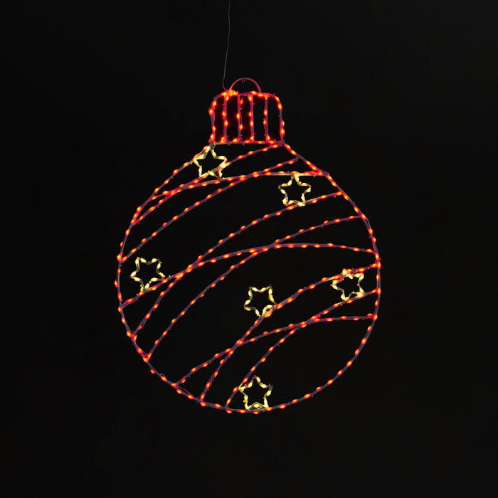 Round Ornament 30" Wire Décor Wire Décor Lights for Christmas Twinkle