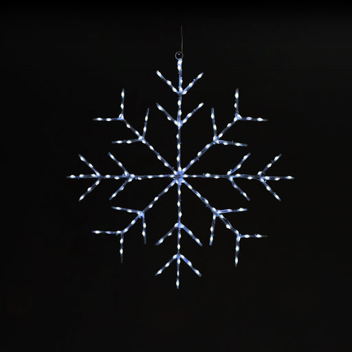 Snowflake 24" Wire DΓ©cor Wire DΓ©cor Lights for Christmas Pure White