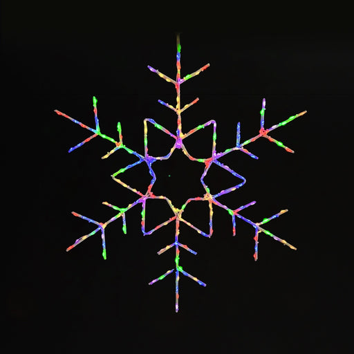 Snowflake 30" Wire Décor Wire Décor Lights for Christmas RGB 