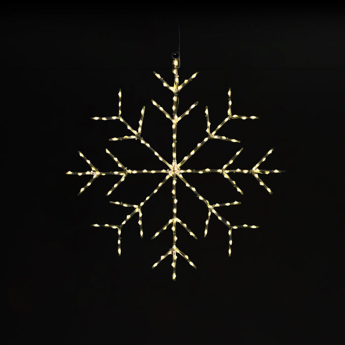 Snowflake 30" Wire Décor Wire Décor Lights for Christmas Warm White
