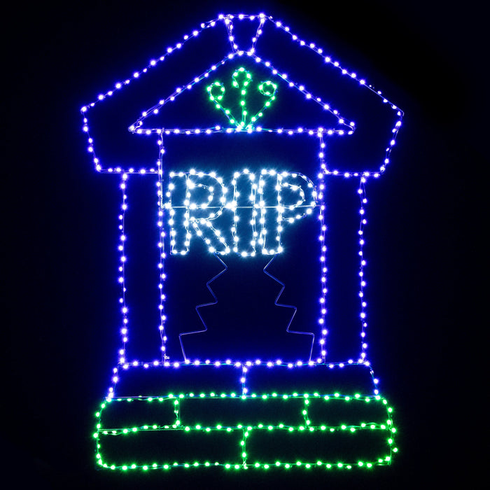 Tombstone - RIP - 40" Wire Décor Lights for Christmas