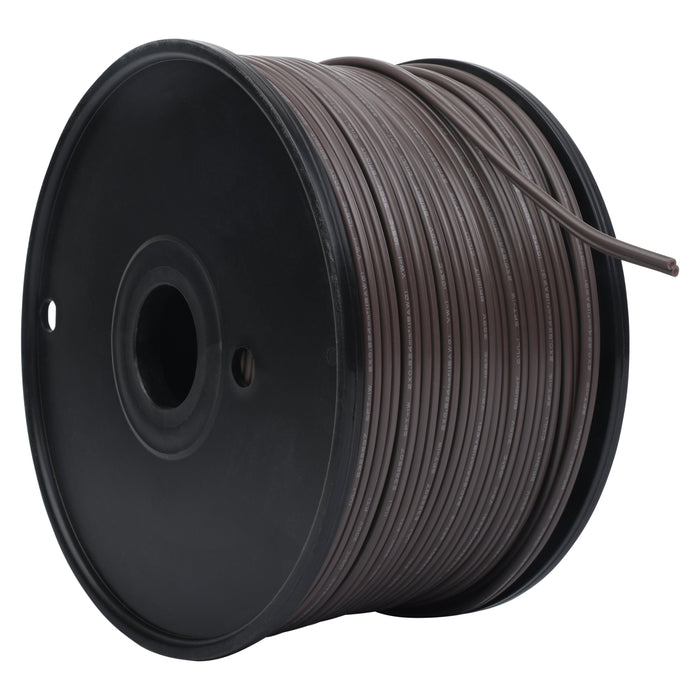 SPT1 Wire/Zip Wire (18AWG) (cord only no sockets, no plugs) 250' Cords & Connectors Lights for Christmas Brown 